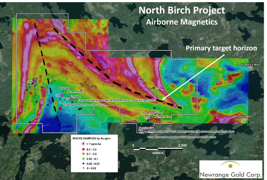 North Birch Target Map 2